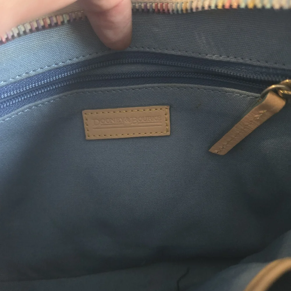 Dooney & Bourke Vintage Multicolor Logo Shoulder Bag